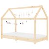 vidaXL Estructura de cama infantil de madera maciza de pino 70x140 cm