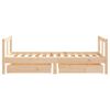 vidaXL Estructura de cama infantil con cajones madera de pino 80x160cm