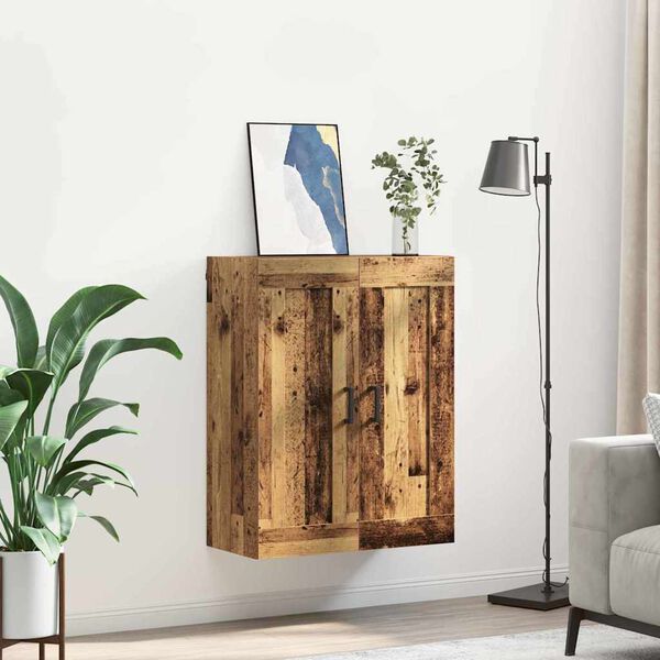 vidaXL Armario de pared Madera Vieja 69,5 x 34 x 90 cm