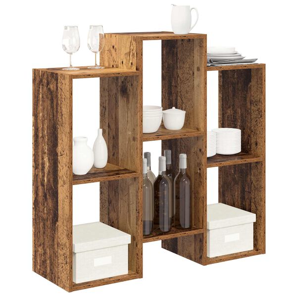 vidaXL Aparador Madera vieja 90 x 30 x 90 cm