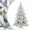 vidaXL &Aacute;rbol de Navidad artificial con ramas articuladas 240 cm