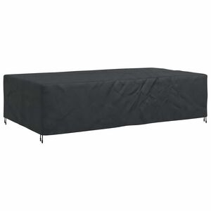 vidaXL Funda para muebles Liso Negro 315 x 180 x 74 cm 420D