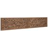 vidaXL Cabecero de Cama Natural Madera de teca maciza