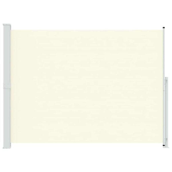 vidaXL Toldo lateral retr&aacute;ctil para patio color crema 220x300 cm
