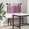 vidaXL Cabecera Colgante Morado 90 x 55 x 5 cm Terciopelo