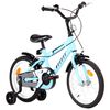vidaXL Bicicleta para ni&ntilde;os 16 pulgadas negro y azul
