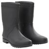 vidaXL Botas de agua negro n&uacute;mero 44 PVC