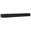 vidaXL Cajones de cama con caj&oacute;n Roble Negro 200 x 36,5 x 16,5 cm