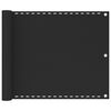 vidaXL Toldo para balcón HDPE gris antracita 75x300 cm