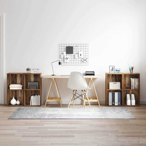 vidaXL Conjunto de mueble de TV 4 pcs Madera Vieja 37 x 37 x 72 cm