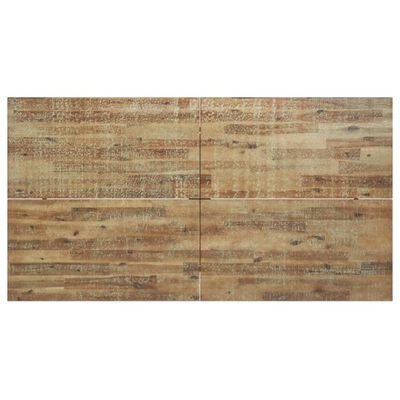 vidaXL Mesa de comedor de madera de acacia maciza 170x90 cm