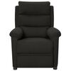 vidaXL Sill&oacute;n reclinable el&eacute;ctrico de tela negro