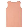 Camiseta de tirantes infantil naranja claro 140
