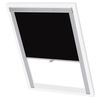 vidaXL Persiana enrollable opaca negra MK04 GGL y GGU