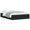 vidaXL Cama con cajones madera de ingenier&iacute;a negro 120x190 cm