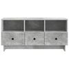 vidaXL Mueble de TV con caj&oacute;n Gris Hormig&oacute;n 102 x 34,5 x 50 cm