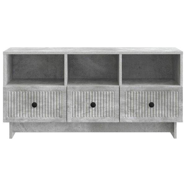 vidaXL Mueble de TV con caj&oacute;n Gris Hormig&oacute;n 102 x 34,5 x 50 cm