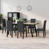 vidaXL Sillas de comedor 6 unidades terciopelo gris oscuro