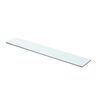 vidaXL Panel de estante vidrio claro 70x12 cm