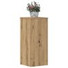 vidaXL Soportes de plantas 2 uds madera roble artisian 30x30x70 cm