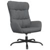 vidaXL Sill&oacute;n de relax de tela gris claro