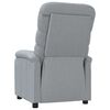 vidaXL Sill&oacute;n reclinable de tela gris claro