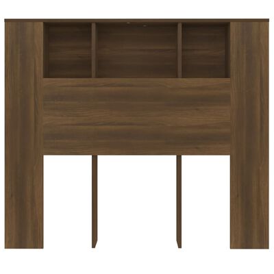 vidaXL Mueble cabecero color roble marrón 120x18,5x102,5 cm
