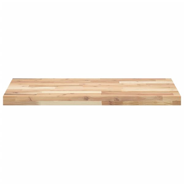 vidaXL Encimera tocador ba&ntilde;o madera acacia sin tratar 140x50x4 cm