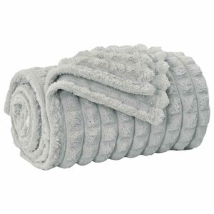 vidaXL Manta Gris 150 x 130 cm Lana