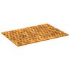 vidaXL Alfombrillas de ba&ntilde;o Natural 55 x 80 cm Madera de Acacia S&oacute;lida