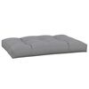 vidaXL Coj&iacute;n para sof&aacute; de palets de tela gris 120x80x12 cm