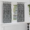 vidaXL Cortinas de Terciopelo 2 pcs Gris 175 x 140 cm Terciopelo