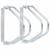 vidaXL Soporte de pared para bicicletas 2 uds acero galvanizado