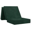 vidaXL Sof&aacute; Cama Plegable 190 x 75 x 15 cm Verde oscuro