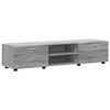 vidaXL Conjunto de mueble de TV con caj&oacute;n FLORIN Gris Sonoma