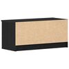vidaXL Gabinete de TV Roble Negro 80 x 35 x 36,5 cm