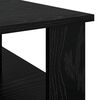 vidaXL Mesa de Caf&eacute; Roble Negro 90 x 50 x 40 cm Madera de ingenier&iacute;a