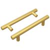 vidaXL Manija de armario 2 uds. Dorado 150 mm Acero inoxidable