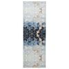 vidaXL Pasillo de alfombra LESAKA Plateado 100 x 400 cm