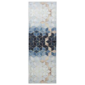vidaXL Pasillo de alfombra LESAKA Plateado 100 x 400 cm