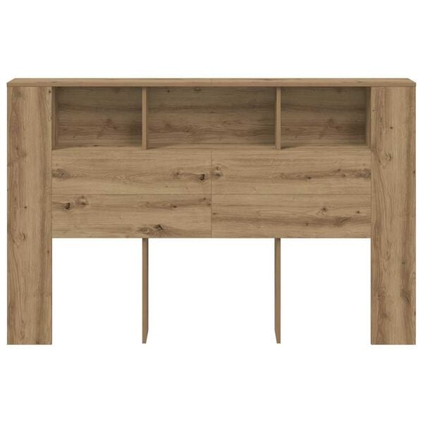vidaXL Cabecero de cama roble artesanal 160x18,5x103,5 cm madera de ingeniería