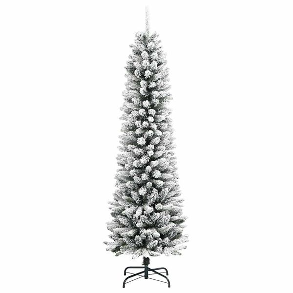 vidaXL &Aacute;rbol de Navidad artificial 210 cm PVC, Metal y Pl&aacute;stico