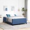 vidaXL Estructura de cama con colch&oacute;n Azul 160 x 200 cm tela