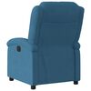vidaXL Sill&oacute;n reclinable el&eacute;ctrico terciopelo azul