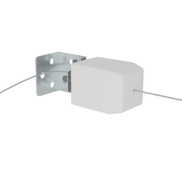 vidaXL Toldo vertical tela oxford verde claro 300x420 cm