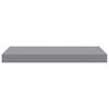 vidaXL Estantes flotantes de pared 2 uds MDF gris 50x23x3,8 cm