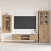 vidaXL Conjunto de mueble de TV con caj&oacute;n FLORIN Roble artesanal