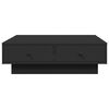 vidaXL Mesa de centro madera contrachapada negro 90x90x28 cm