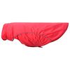 vidaXL Chubasquero perros con tiras reflectantes poli&eacute;ster rojo 3XL