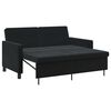 vidaXL Sof&aacute; cama Negro Tela